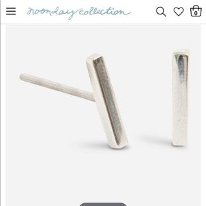 Noonday silver bar studs